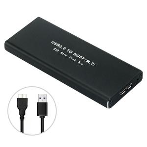 NGFF 하드디스크 외부 M.2 솔리드 스테이트 5GBPS SSD 냉각 금속 케이스 USB3.0 PC 게임용 2230/2242/2260/
