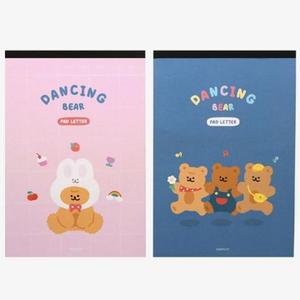 핑크풋 패드트렌 편지지 생일 카드 손편지 우편 랜덤 Q