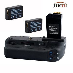 호환 캐논 EOS 750D 760D 2x LPE17 키트 T6i T6s X8i 8000D DSLR 카메라 교체 BG-E18JINTU 배터리 그립