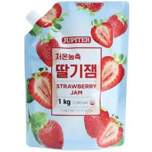 [기타]쥬피터 저온농축 딸기잼 1kg x 1개,.