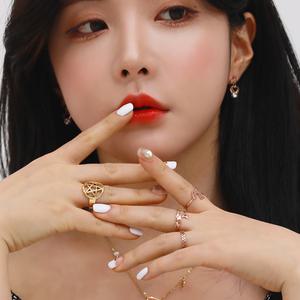 [헤스티아][핑크선물포장+쇼핑백] Marianna_5 Surgical Steel Ring  서지컬(써지컬) 반지