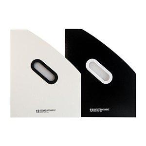 [브이와이][VC276O16]6000 13포켓데스크화일(SP)-세로형-아이보리