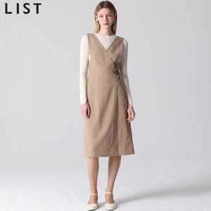 (LIST)] 랩 디자인 레이어드 원피스 (택가격  318000원)