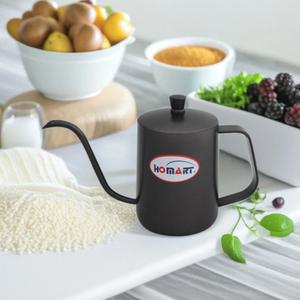 홈아트 뉴 드립포트 블랙 (0.6L) 긴 주전자 커피 핸드들립 팟 바리스타 카페 매장용