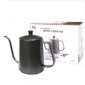 포트 핸드 주전자 드립 커피 물주전자 600ml 페르비타