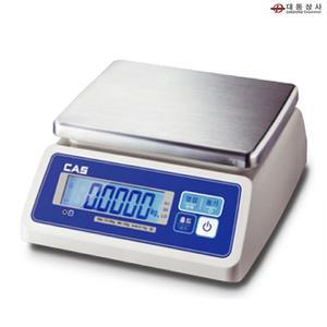 [대동상사] 방수형전자저울 SWII-CW 6kg(2g)수산시장 학교 횟집
