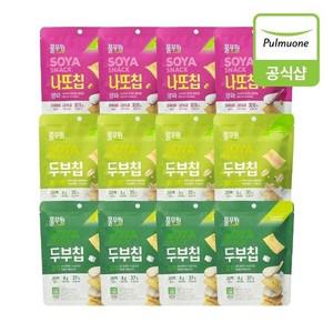 [하프클럽/풀무원]풀무원 나또칩,두부칩 3종 12봉 혼합구성