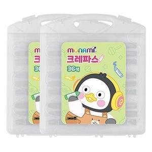 [MENP9UBX_52GP]크레 펭수 미술 크레용 36색 2P