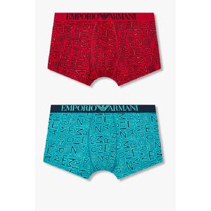 [EMPORIO ARMANI](강남점)남성 로고 밴딩 패턴드 폴리 드로즈 2종 SET(0815112046,0815112049)