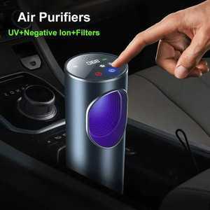 공기 청정기 차량 악취 제거 UV PM2.5 질 모니터링 헤파 필터 용 연기