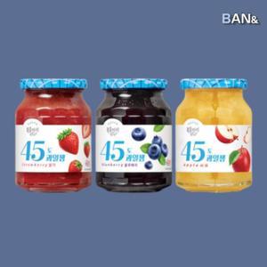 [기타] 복음자리 45도 과일잼 350g (딸기+블루베리+사과)