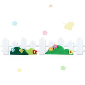 [MENPZLPM_52GC]학습교구 펠트 미니 흰색 울타리 신형 4000