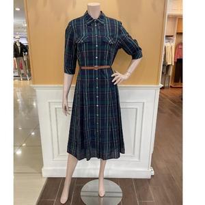 BCBG M백화점 커런트체크원피스  B4B4O636