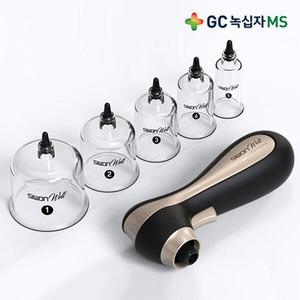 녹십자MS  원터치 전동부항기 시원웰 (펌프+부항컵 21개)