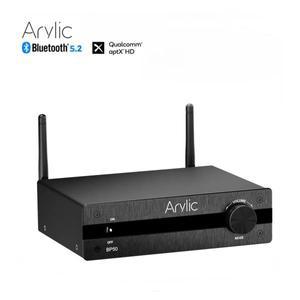 Arylic BP50 블루투스 aptx HD 프리앰프, 2.1 채널 미니 통합 홈