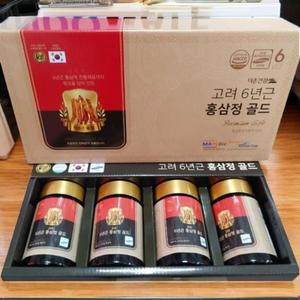 [MENPCUIX_52EE]명절 고려 홍삼정골드 선물 6년근 240gX4병