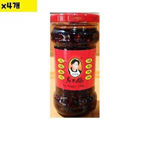 [셀러허브 패션][JHOM519V_52EP]가게용 유통 고추맛기름 노간마 280g x4개