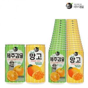 [MENPF3J1_52EQ]캐주얼 망고+제주감귤 혼합 x 175ml (각1