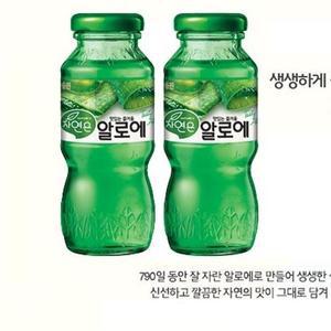 [ME1N0675_52EQ]웅진 과채주스 자연은 알로에 X 180ml 12병