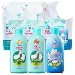 (NEW) 온더바디 코튼풋 발을씻자 [자몽]리필500ml 3개