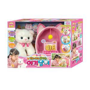 [JHP55728_52GP]고양이인형 먹고자고 말하는 아기냥이