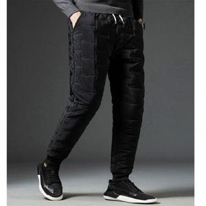 한파 압열 데일리 방한 누빔 보온 패딩 바지 작업복