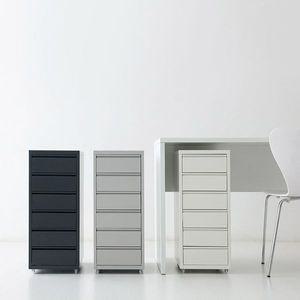 [오너클랜]이동식 책상서랍장 데스크 틈새 6단서랍장 사무실