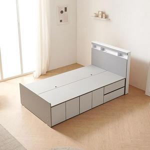 [MEL54709_52AN]높은 수납침대 SS D형 C31015 2단 3colors