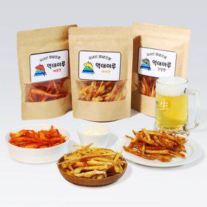 [먹태마루3종] 간장맛1팩+버터맛1팩+매운맛1팩