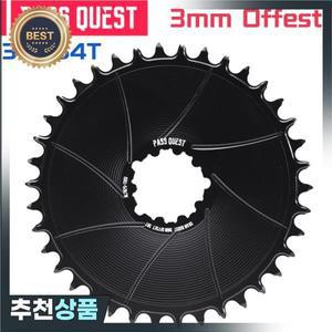 패스 퀘스트 GXP 8 스터드 라운드 좁은 톱니 3mm 다이렉트 마운트 크랭크 자갈 자전거 AXS 12 체인 38-54T