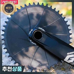 PASS QUEST 36-54T 라운드 좁은 와이드 체인링 XX 12 스피드 다이렉트 마운트 크랭크 자갈 자전거 3mm 오프