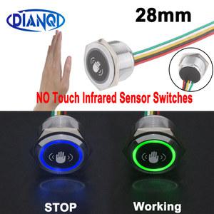 비접촉식 1A 24V 1PC 제어 종료 액세스 유형 12V 릴리스 센서 시스템 스위치 LED 터치 없음 방수