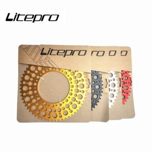 Litepro 별이 빛나는 하늘 체인 링, 접이식 자전거 합금 휠, 브롬톤 부품용 130BCD 스프로킷, 54T 56T 58T