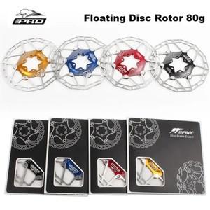 PRO 초경량 브레이크 플로팅 로터, 스테인레스 스틸 CNC 패드, MTB 자전거용 플로트, 44mm 6 볼트 80g, 160