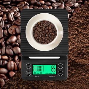 3kg/0.1g 디지털 주방 규모 타이머가있는 고정밀 커피 LCD 전자 드립 도구 용