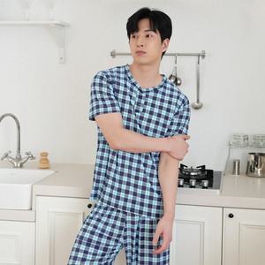 [모스트맘]냉감5부세트 남 체크