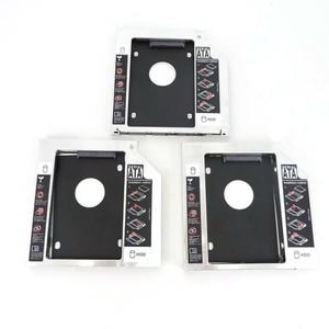 알루미늄 2차 두 번째 Hdd 캐디 하드 디스크 드라이브 케이스 SATA 3.0 2.5'' SSD DVD CD-ROM 인클로저 어