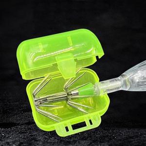 에기훅캡 커버 바늘 보호 에기 케이스 낚시 캡 훅 (3mqrE)