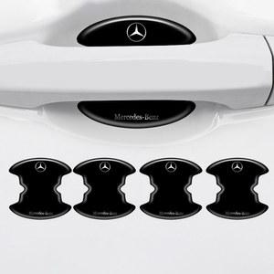 호환 CLA R G 메르세데스 핸들 S GLA 스티커 벤츠 AMG 방지 자동차 D GLK A M 용 C 보호 클래스 그릇 액세서리 B 충돌 도어