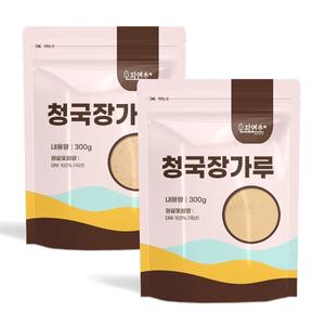 [자연초] 국산 청국장 가루 분말 300g x 2개