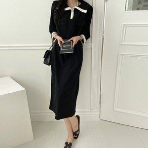 [모니카룸] (L~2XL)(빅사이즈)마리앙뜨 원피스