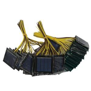 태양광 패널 마이크로 솔라 보드 태양 5Pcs 2V 100Ma 전지 전선 Solars 에폭시 플레이트 DIY 프로젝트 완구 54mm K1KF
