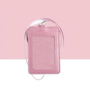 핑크 명찰 명함 목걸이 카드지갑 카드홀더