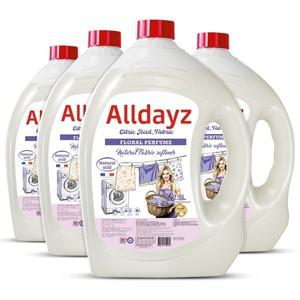 올데이즈 대용량 섬유유연제 플로랄 퍼퓸 2.5L 4개 실내건조 구연산함유