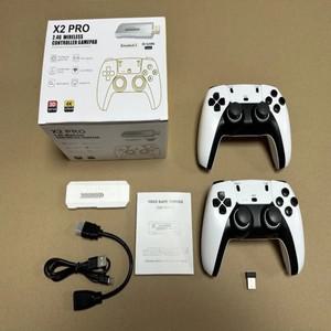 X2 PRO 레트로 게임 콘솔 4K 3D 홈 아케이드 무선 TV GD10 스틱 PSP GBA용