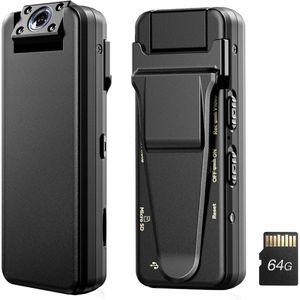 BOBLOV A21 소형 카메라 바디캠 블랙박스 미니 캠코더 64GB
