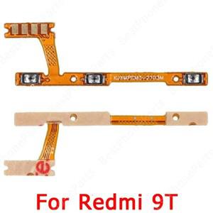 Xiaomi Redmi 9T 음소거 스위치 키 전원 켜기 끄기 볼륨 측면 버튼 수리 교체 플렉스 케이블 예비 부품