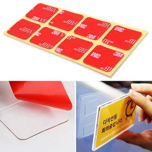 3M 사각 양면테이프 8P 22x17mm 미니 투명 접착