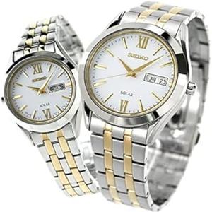 패션잡화 시계 세이코 SEIKO 페어 워치 솔라 부부 커플 SBPX085 STPX033 남성 여성