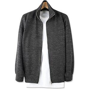 [리빌모아]남자 봄가을 데일리 집업 니트 가디건 RB4-KN-Q003-차콜